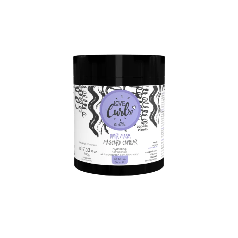 Griffus Love Curls 2A to 4C Hydrating Hair Mask (500g/17.63oz)