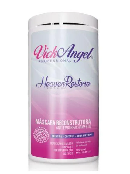 How to care for thin loose tight hair-Heaven Restore Reconstruction Web Effect Anti Rubbering Mask 1Kg - Vick Angel