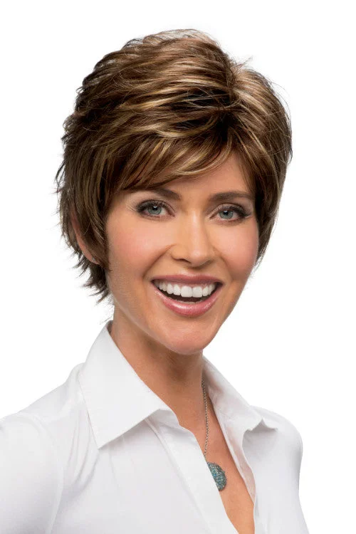 Synthetic wigs for fast deals-Heidi Synthetic Wig By Estetica | Short, Straight | Basic Cap