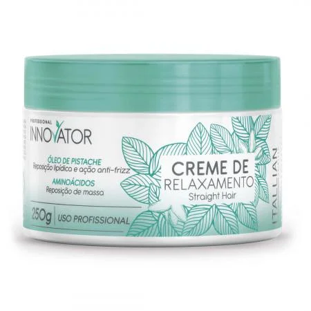 Hair care products with kumquat-Innovator Cream Straight Relaxation Thioglycolate Mask 250g - Itallian Hair Tech