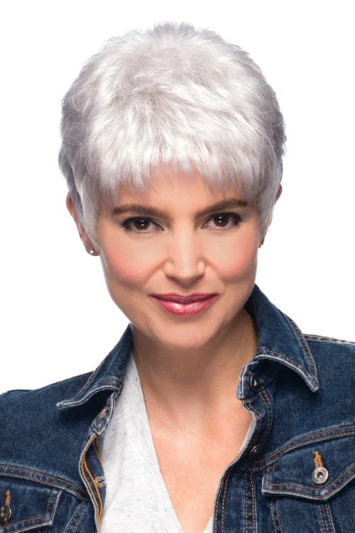 Synthetic wigs with mild layers-Jamie Synthetic Wig By Estetica | Short, Straight | Basic Cap