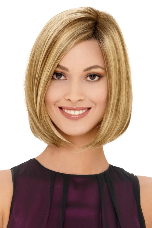 Synthetic wigs for glen dinners-Jamison Synthetic Wig By Estetica | Short, Straight | Mono Part| Basic Cap