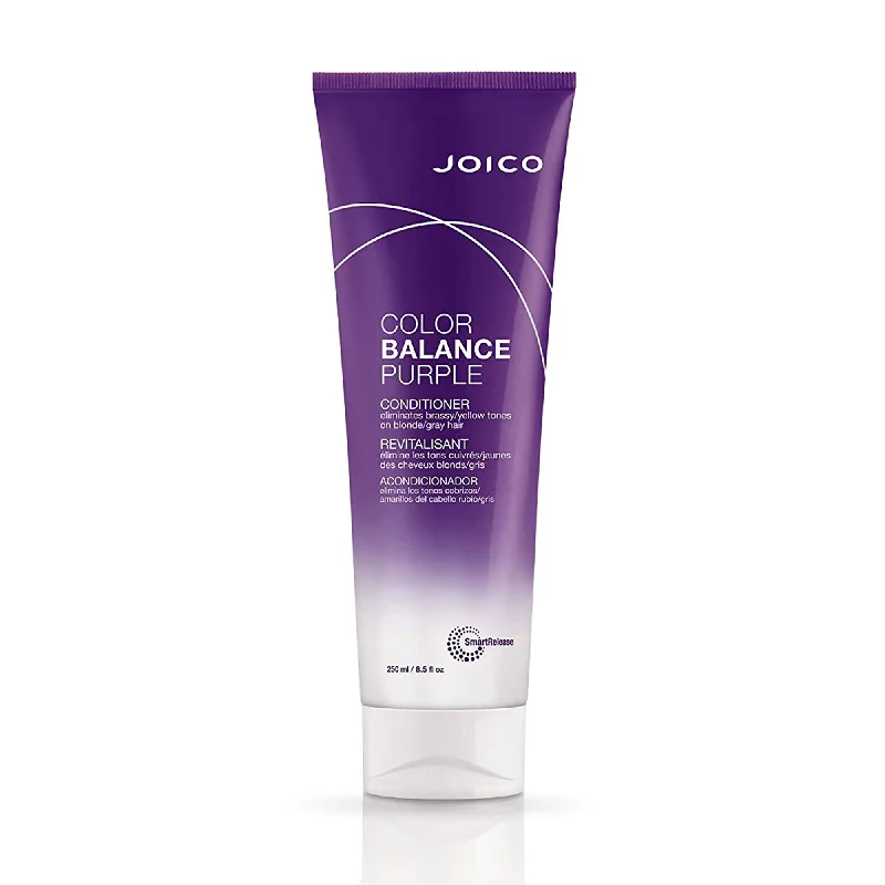 Hair care routine for shine enhancement-Joico Color Balancing Purple Conditioner 8.5oz