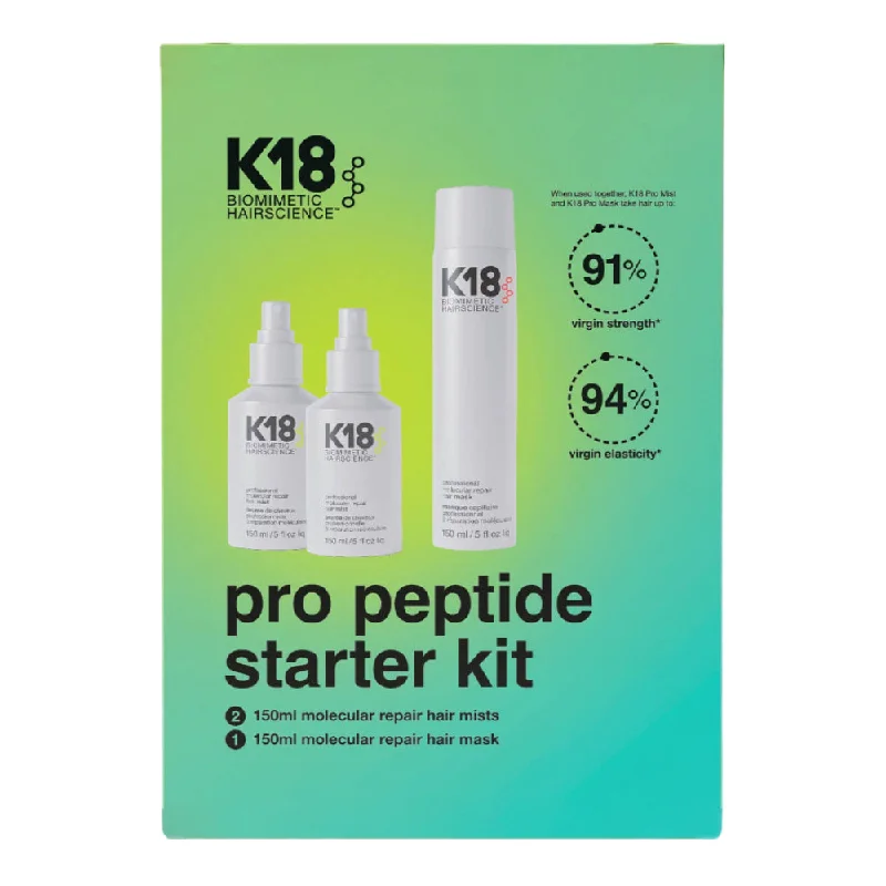 Moisturizing hair care for hair liveliness-K18 Pro Peptide Starter Kit