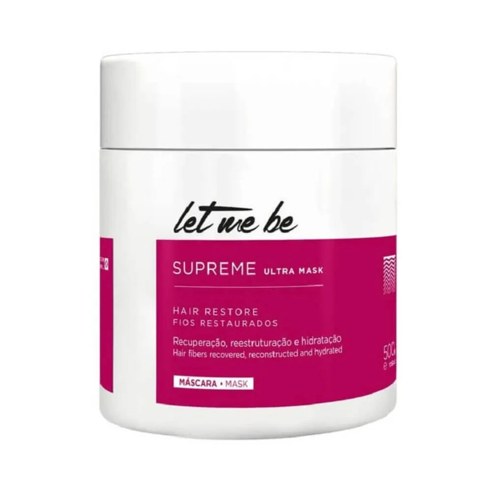 Moisturizing hair care for hair durability-Let Me Be Supreme Ultra Deep Hair Mask Hair Restore Sealing Recovery Mask 500g - ProSalon