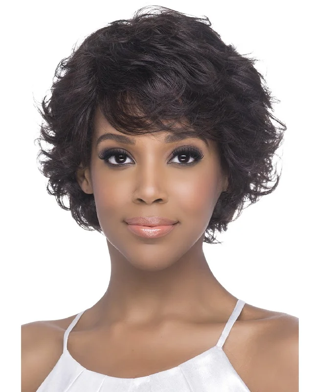 real person hair ring vip band-Lisha | Remy Human Hair Wig by Vivica Fox