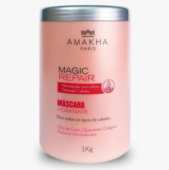 Hair care products with fig-Magic Repair Moisturizing Conditioning Hair Faints Impact Mask 1Kg - Amakha