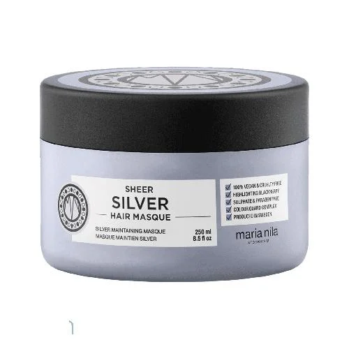 How to care for brittle tight curls-Maria Nila Sheer Silver Masque 8.5 oz