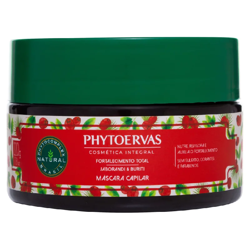 Best hair care for curly robustness-Phytoervas Hair Mask Total Strengthening Jaborandi and Buriti 220ml