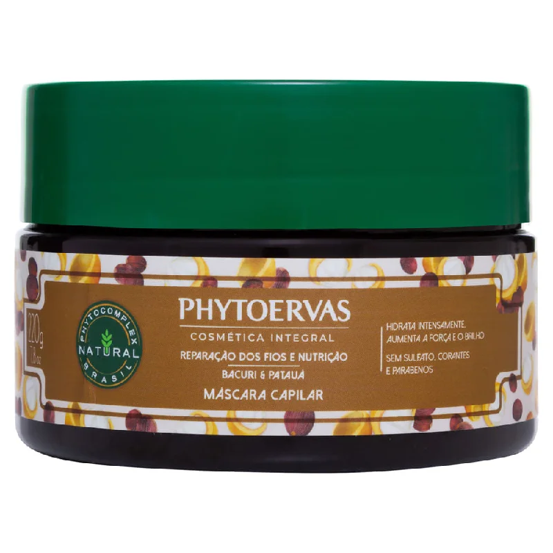 Hair care for coarse tight kinky hair-Phytoervas Mask for Hair Repair of Wires and Nutrition Bacuri and Patauá 220ml