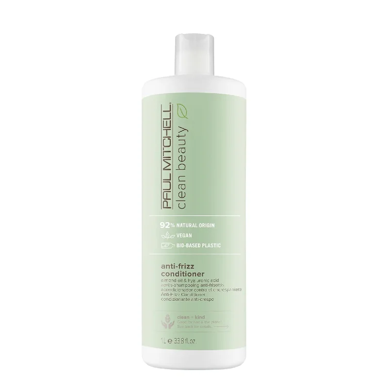 Hair care tips for aging scalp-Paul Mitchell Clean Beauty Anti-Frizz Conditioner - 33oz