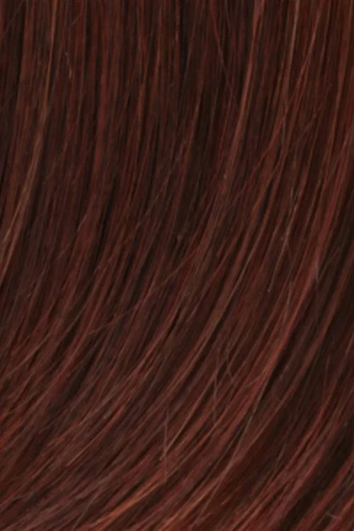 Dark Brown w Auburn w Bright Red Frost