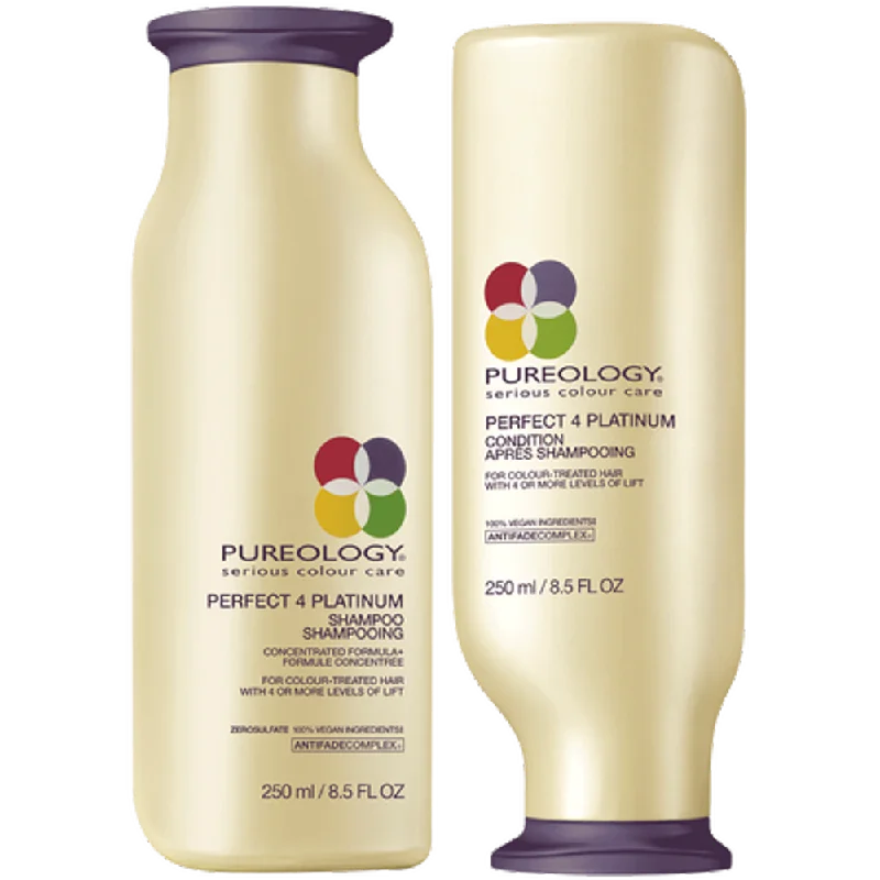 Pureology Perfect 4 Platinum Shampoo and Conditioner 8.5 oz