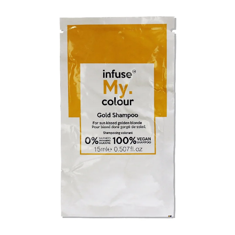 Infuse My Colour Gold Shampoo by Infuse My Colour for Unisex - 15 ml Shampoo