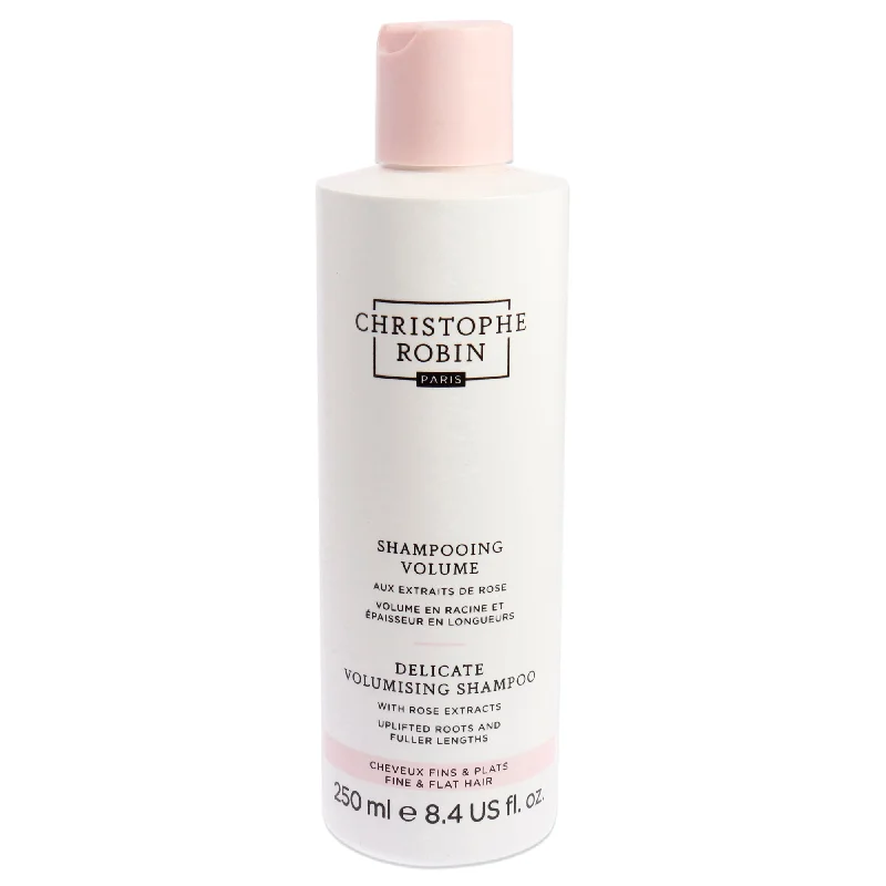 Christophe Robin Delicate Volumizing Shampoo with Rose Extracts by Christophe Robin for Unisex - 8.4 oz Shampoo