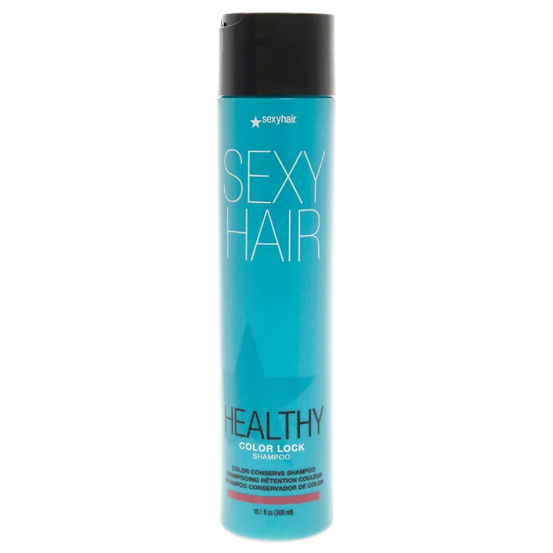 Sexy Hair Healthy Sexy Hair Color Lock Conserve Shampoo by Sexy Hair for Unisex - 10.1 oz Shampoo