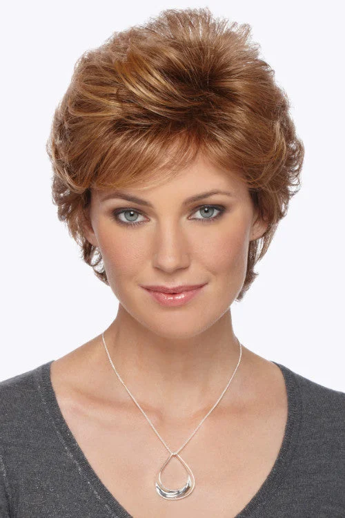 Synthetic wigs for mix offers-Rebecca Synthetic Wig By Estetica | Short, Wavy | Basic Cap