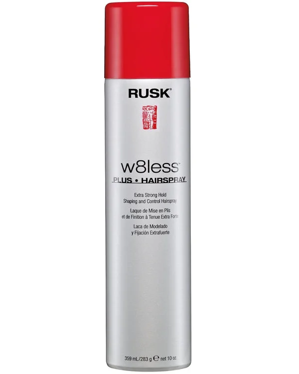 Rusk W8less Plus Extra Strong Hold LVOC Hairspray (359ml/10oz)