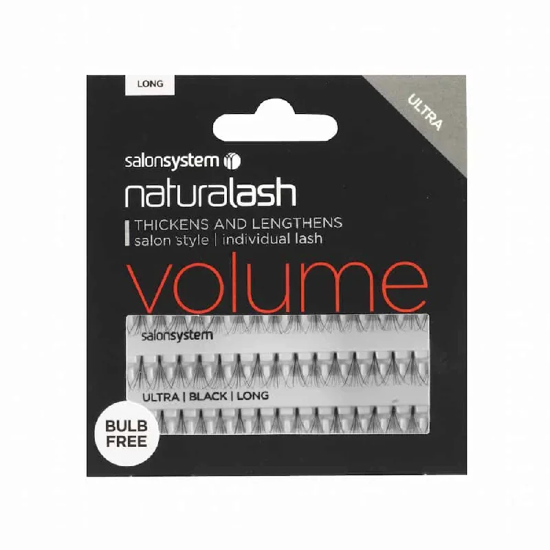 Salon Systems Individual Lash Bulb Free Black Long