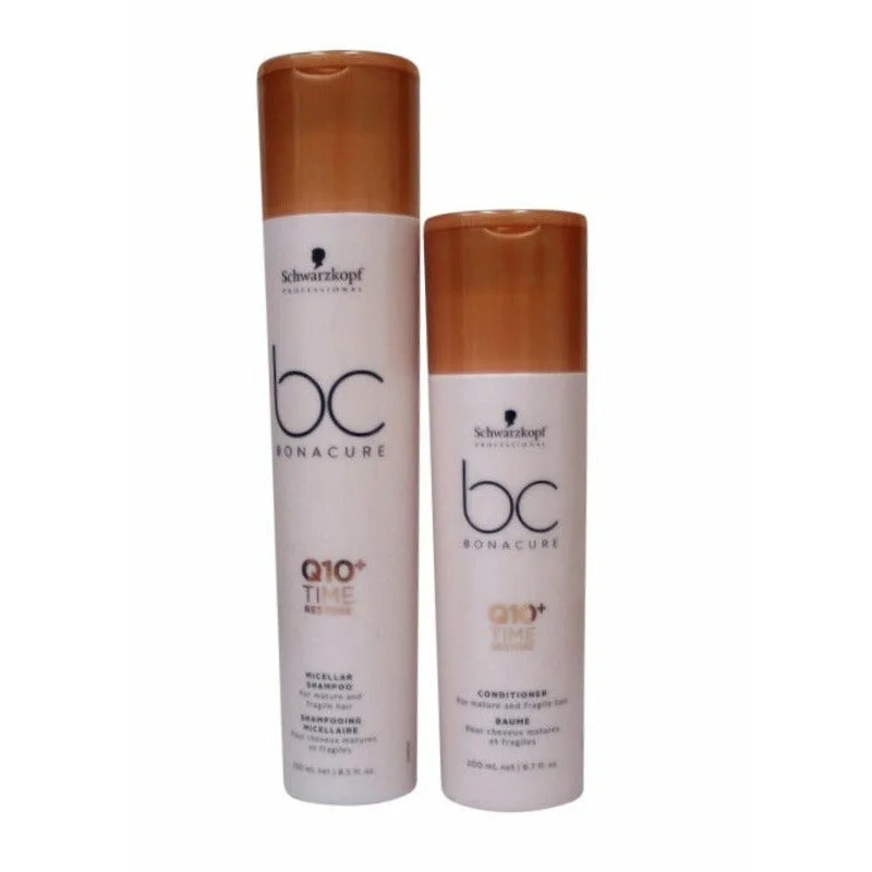 Schwarzkopf Q10 Time Restore Shampoo & Conditioner 8.5-6.7 oz Duo