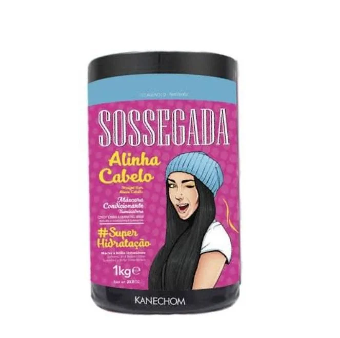 How to care for dense curls-Sossegada Hair Alignment Conditioning Super Moisturizing Mask 1Kg - Kanechom