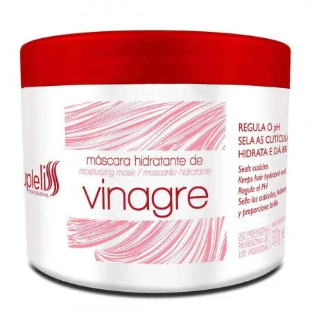 Hair care for dry loose kinky hair-Seal Cuticles Treatment Moisturizing Hydrating Vinegar Mask 300g - Souple Liss