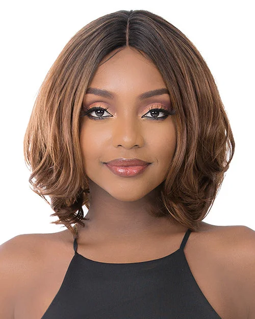 Synthetic wigs with mild texture-ST Sheen | Skin Part Synthetic Wig by It's a Wig