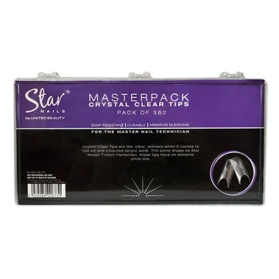 Star Nails Crystal Clear Tips Masterpack