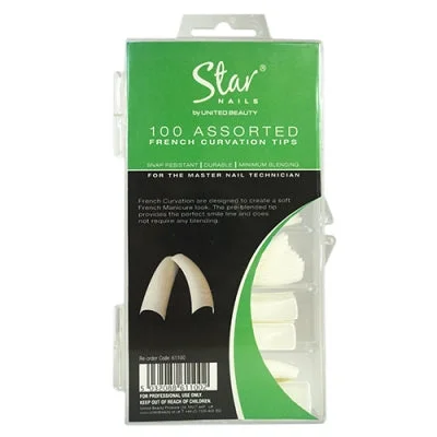 Star Nails French Curvation 100 Assorted