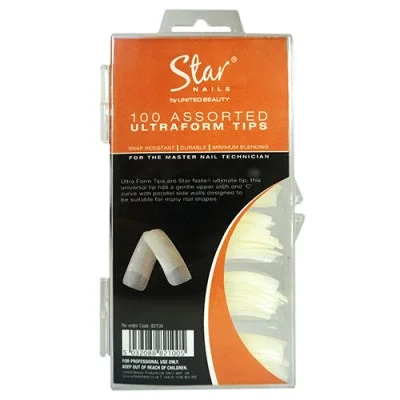 Star Nails Ultra Form Tips 100 Assorted