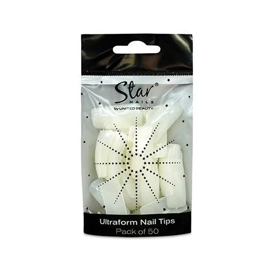 Star Nails Ultra Form Tips Pack of 50 Size 1