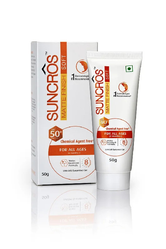 Suncros Matte Finish SPF 50+ Pa +++ Gel, 50g