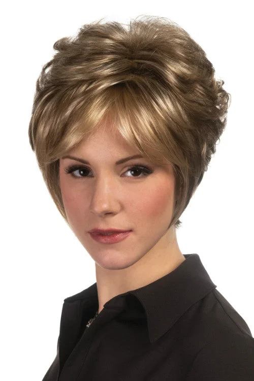 Stone synthetic wigs cool-Symone Synthetic Wig By Estetica | Short, Wavy | Basic Cap