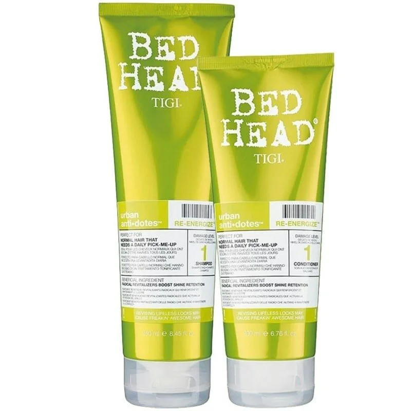 Tigi Bed Head Re-energize Shampoo and Conditioner Duo 8.45-6.76 oz