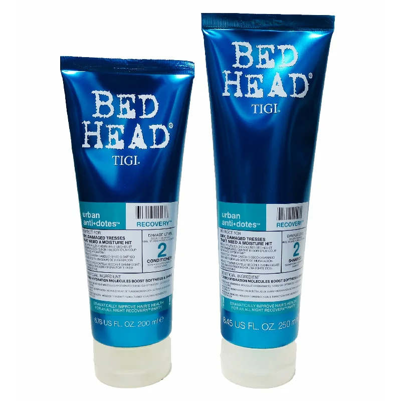 Tigi Bed Head Recovery Shampoo & Conditioner  8.45- 6.76 oz Duo