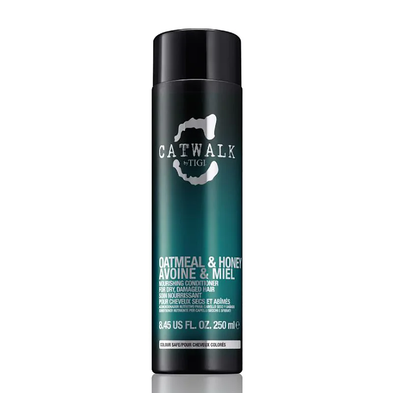 Best hair care for shiny kinky hair-TIGI Catwalk Oatmeal & Honey Conditioner 8oz