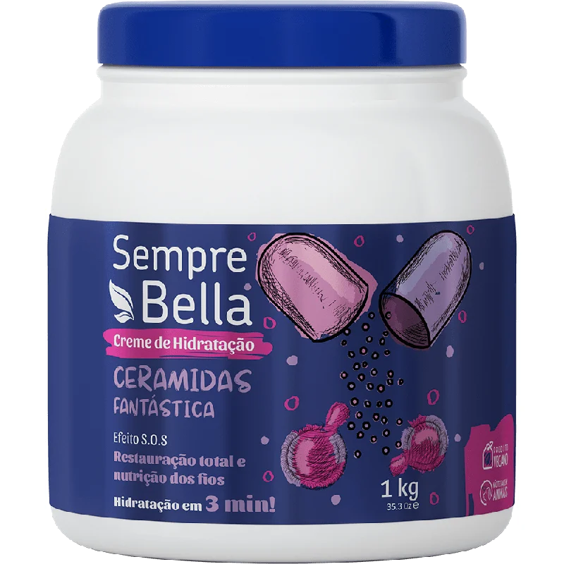 Hair care for weak tight loose hair-Semprebella Treatment Cream Fantastic Ceramides 1kg