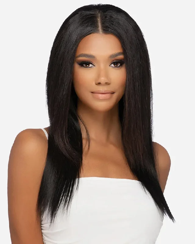 real person hair ring flexible craft-U-Davin | Lace Front & Lace Part Human Hair Blend Wig by Vivica Fox