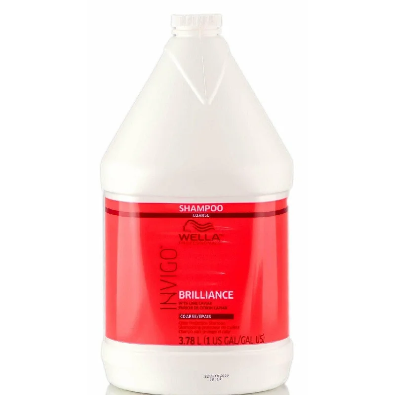 Wella Invigo Brilliance Shampoo for Coarse Color Treated Hair 1 Gallon