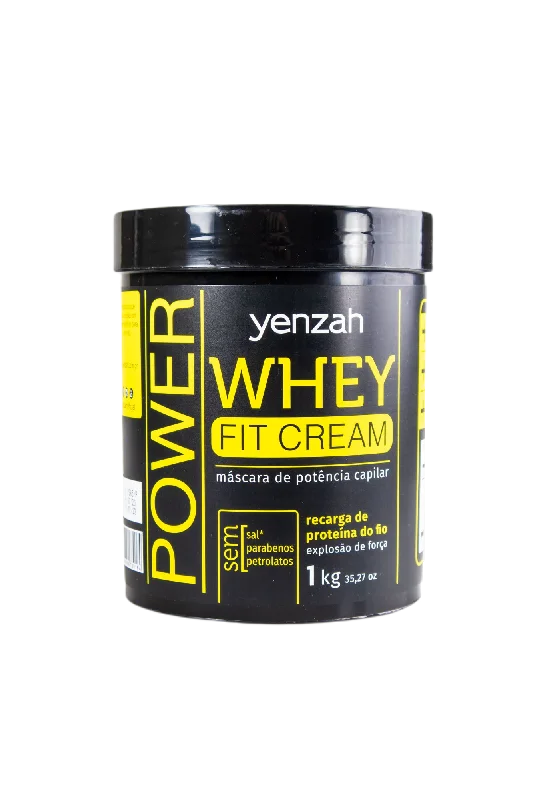 Hair care for dull highlights-Power Fit "Whey" Cream - Reconstruction Mask 1000g - Yenzah