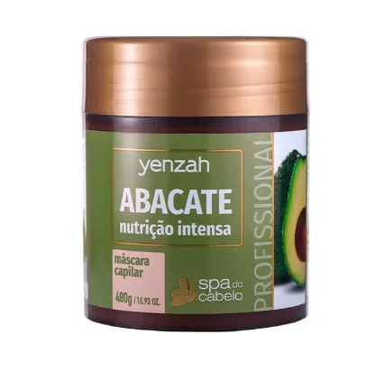 Natural hair care for cold weather-Professional Intensive Nutrition Spa Avocado Capillary Mask 480g - Yenzah