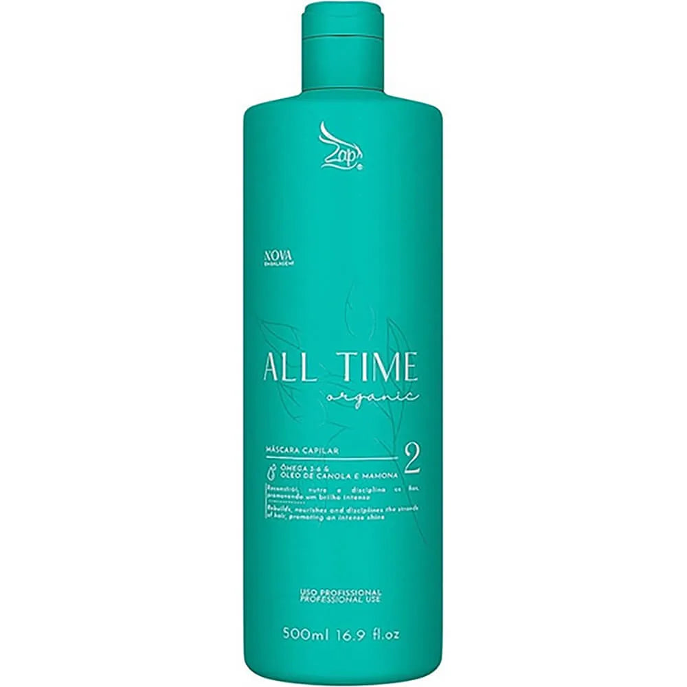 How to care for brittle loose kinky hair-Zap Cosmetics All Time Organic Mask 500ml / 16.9 fl oz