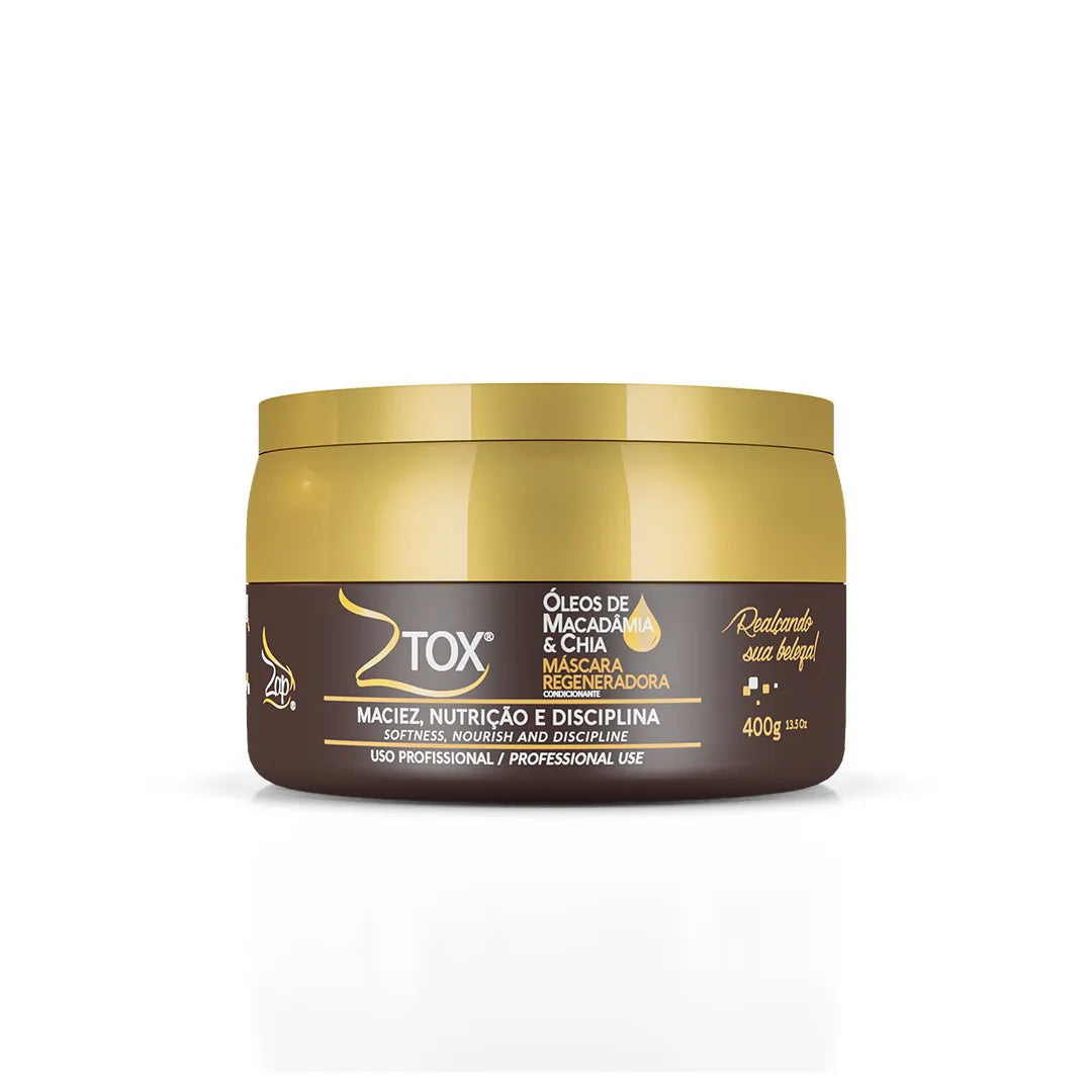 Moisturizing hair care for hair robustness-Softness Nourish Ztox Bt-o.x Nanocrystallization Macadamia Mask 250g - Zap