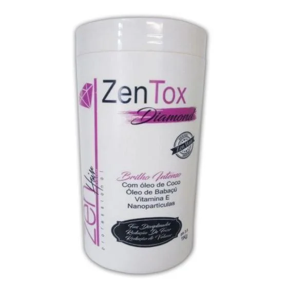 Hair care tips for hair liveliness-Zentox Intense Brightness Diamond Botox Capillary Smoothing Mask 1Kg - Zen Hair