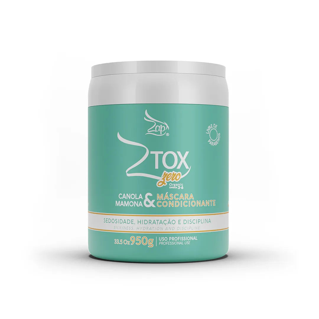 Hair care for workout hair loss-Ztox Zero Organic Canola and Chamomile Moisturizing Mask 950g - Zap Cosmetics