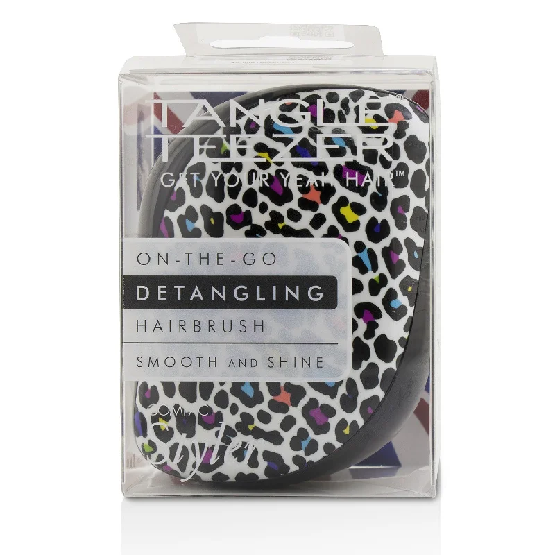 Tangle Teezer Compact Styler On-The-Go Detangling Hair Brush - # Punk Leopard  1pc