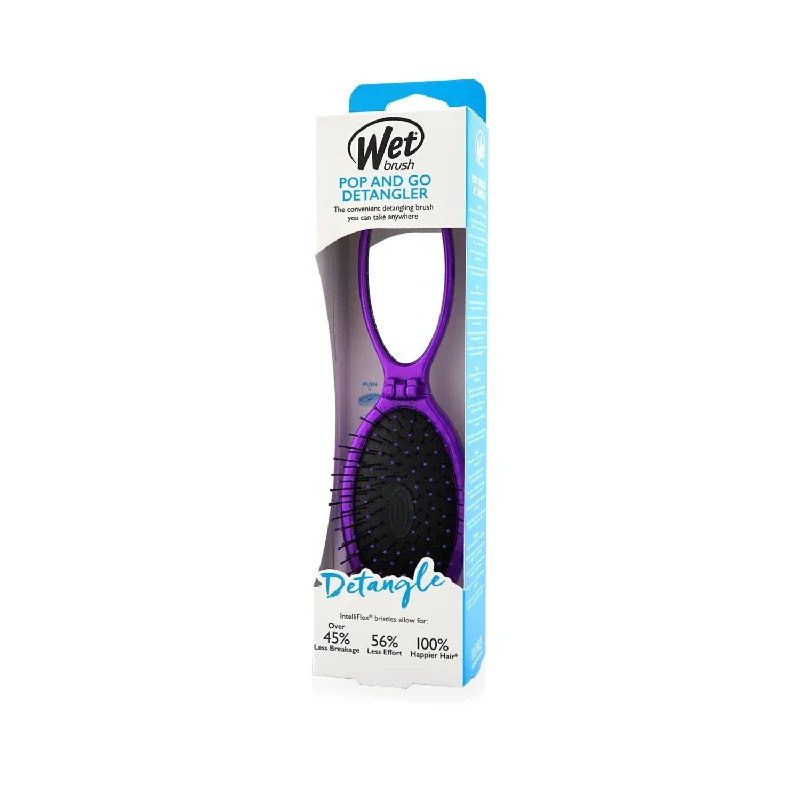 Wet Brush Pop and Go Detangler Metallic - # Purple  1pc