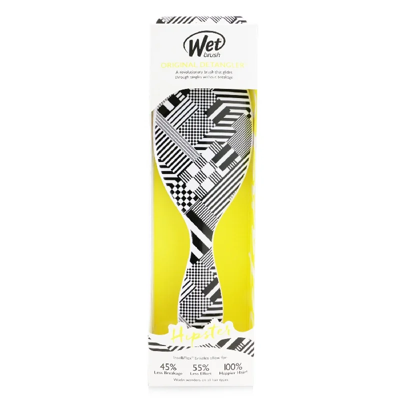 Wet Brush Original Detangler Hipster - # Diagonal Checkers  1pc