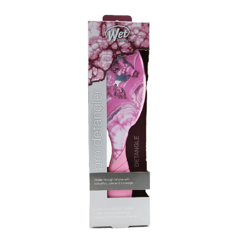 Wet Brush Pro Detangler Crackled Quartz - # Rose Quartz  1pc