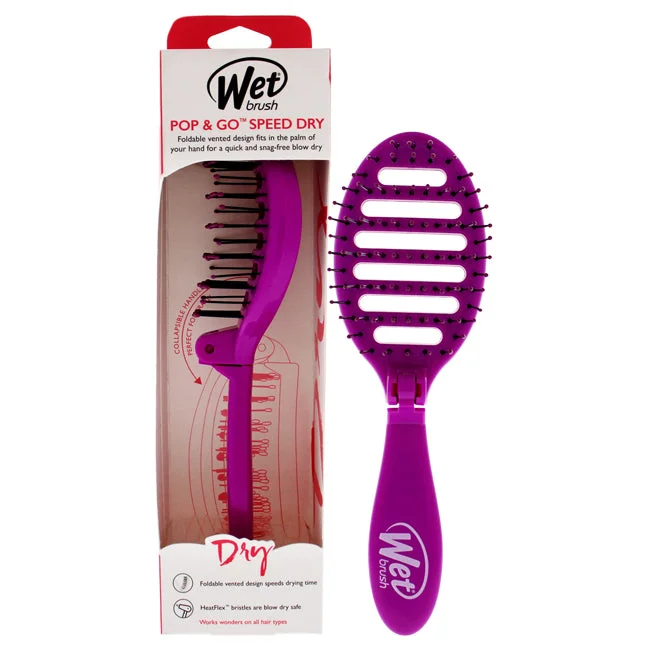 Wet Brush Pop and Go Speed Dry Brush - Purple by Wet Brush for Unisex - 1 Pc Hair Brush